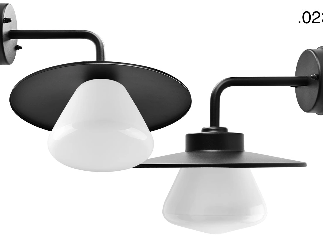 black wall light Eduardo - IP54