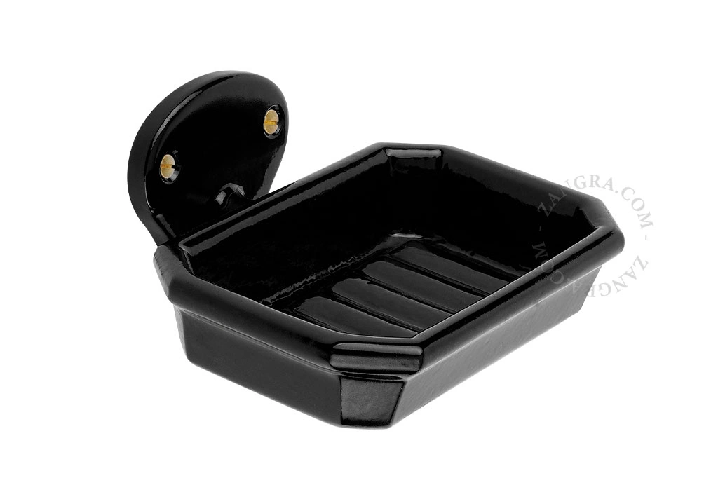 portasapone Art Deco nero Celine