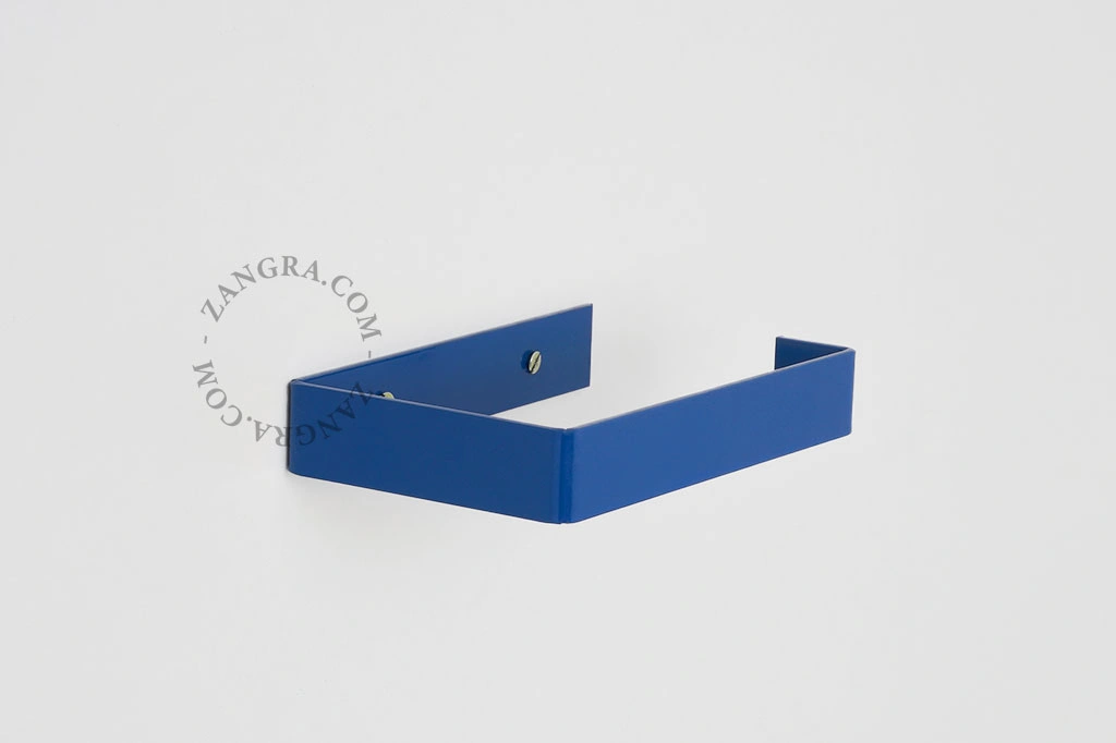 blauwe toiletrolhouder Abel