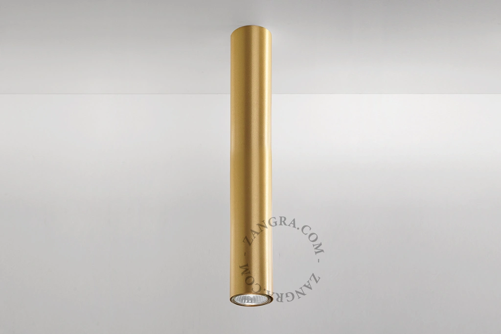 faretto da superficie in ottone - Ø 5,5 cm