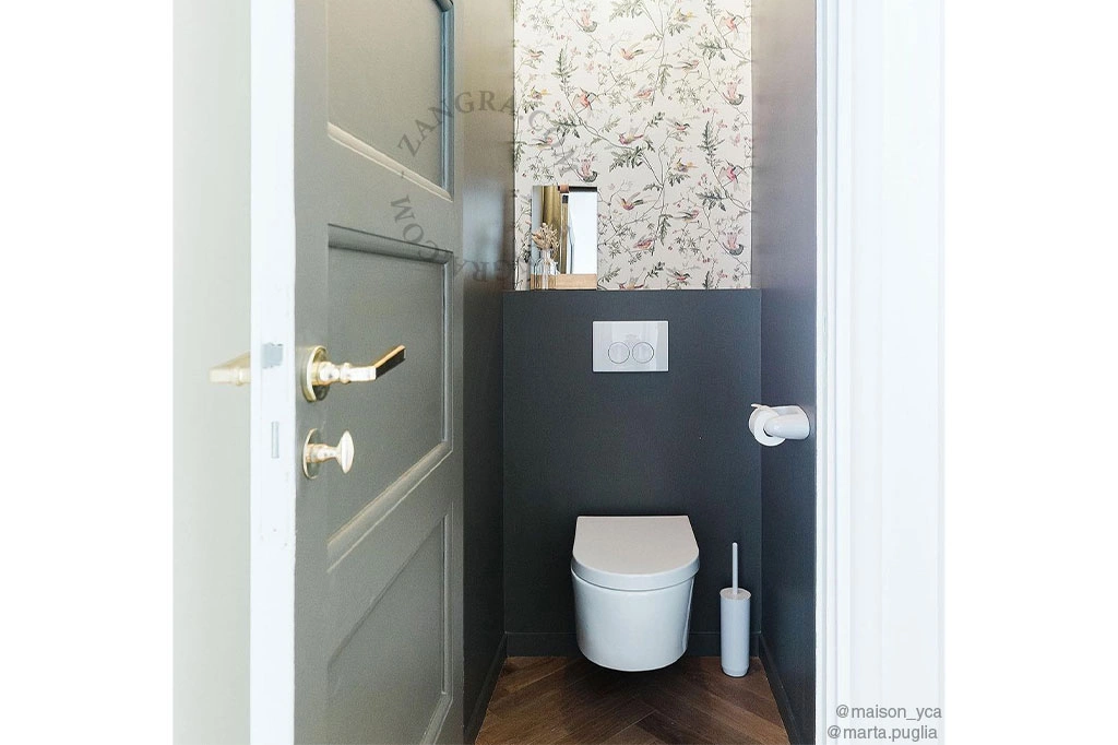 white porcelain toilet paper holder