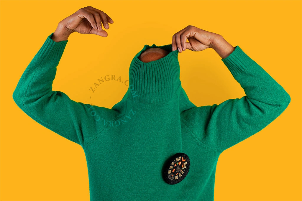broche cabeza de león