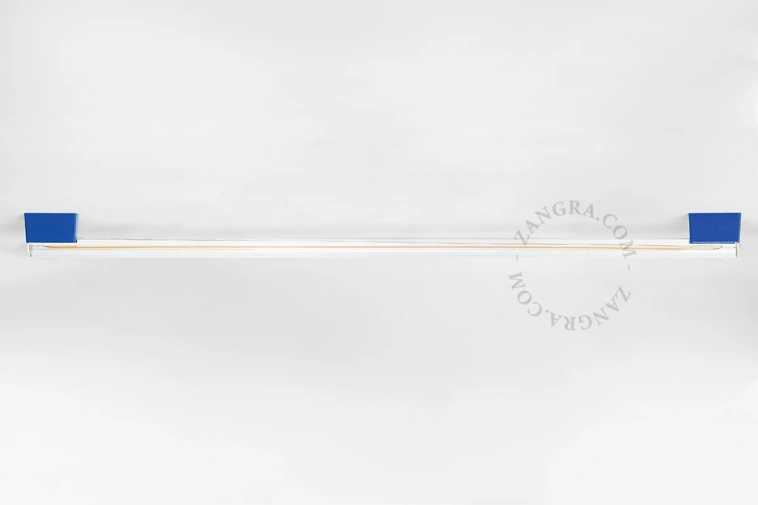 niebieska lampa ścienna lub sufitowa S14s Bill - świetlówka 100cm
