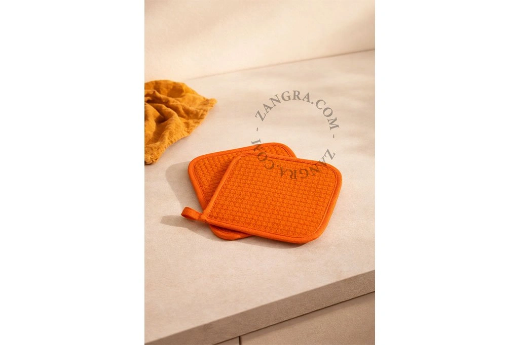 Set aus 2 Waffelpiqué Topflappen