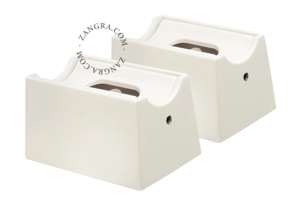 portalampade S14s bianchi per lampadina a bastoncino