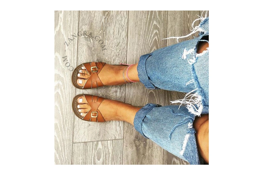 water sandals - brown