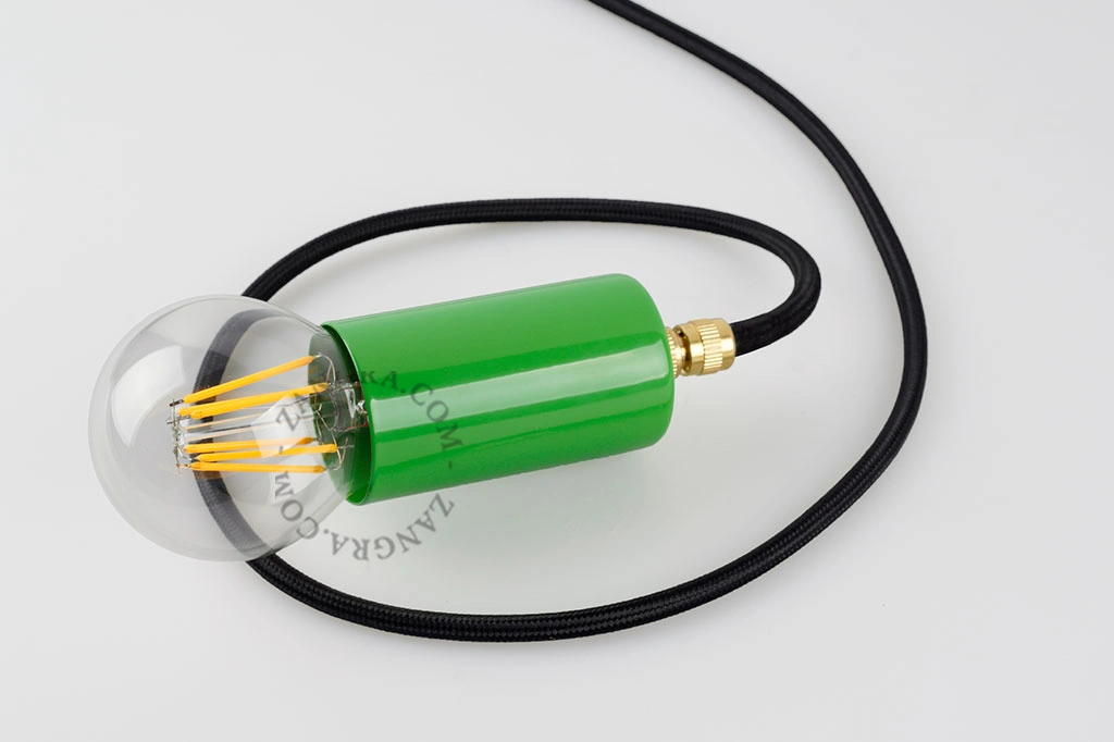 E27 green lamp holder