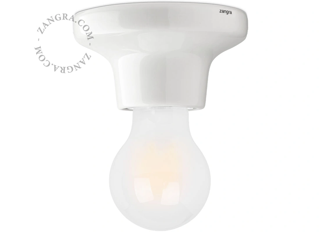 lampada in porcellana