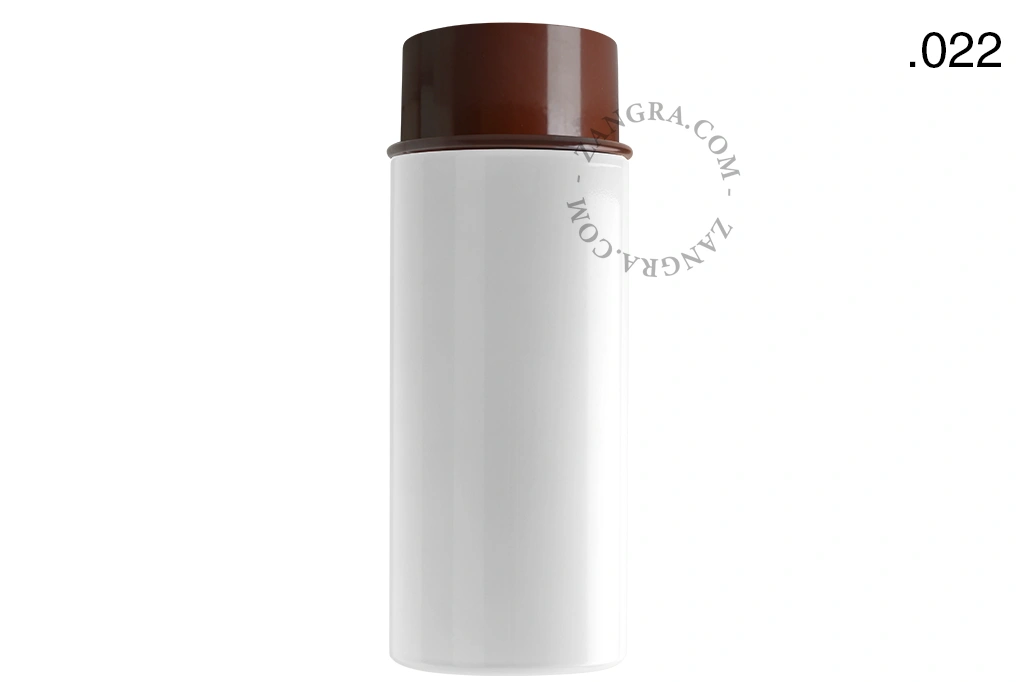 brown wall or ceiling light - glass shade - Ø 10 cm