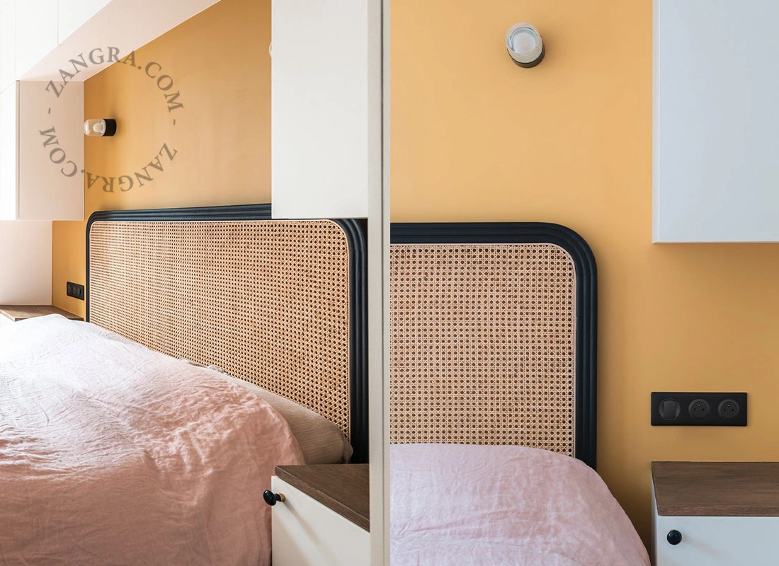 lampada in porcellana nera per bagno – paralume in vetro – Ø 8,5 cm -  IP54