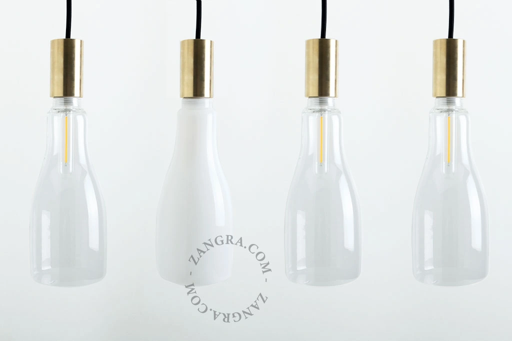 E27 dimbar filament LED ljuskälla - flaska - 2700K - 4W