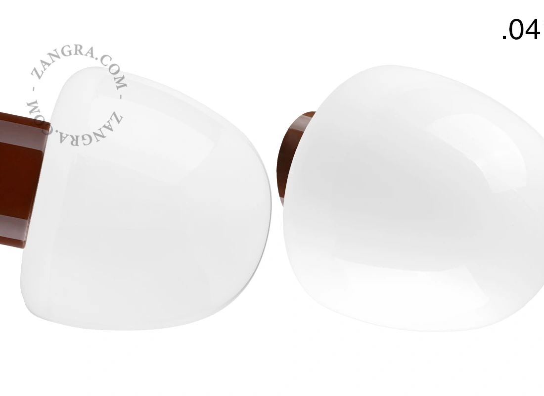 brązowa porcelanowa lampa ścienna David - Ø 10 cm