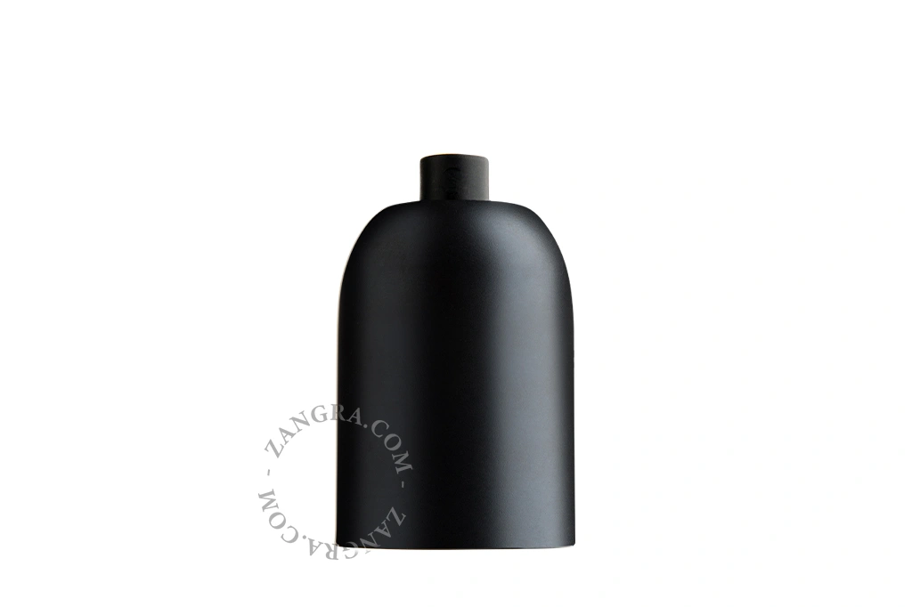 metallic socket - matt black