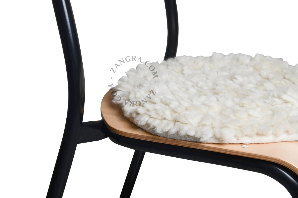 cojín de lana para silla