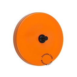 Druckschalter – orange/schwarz