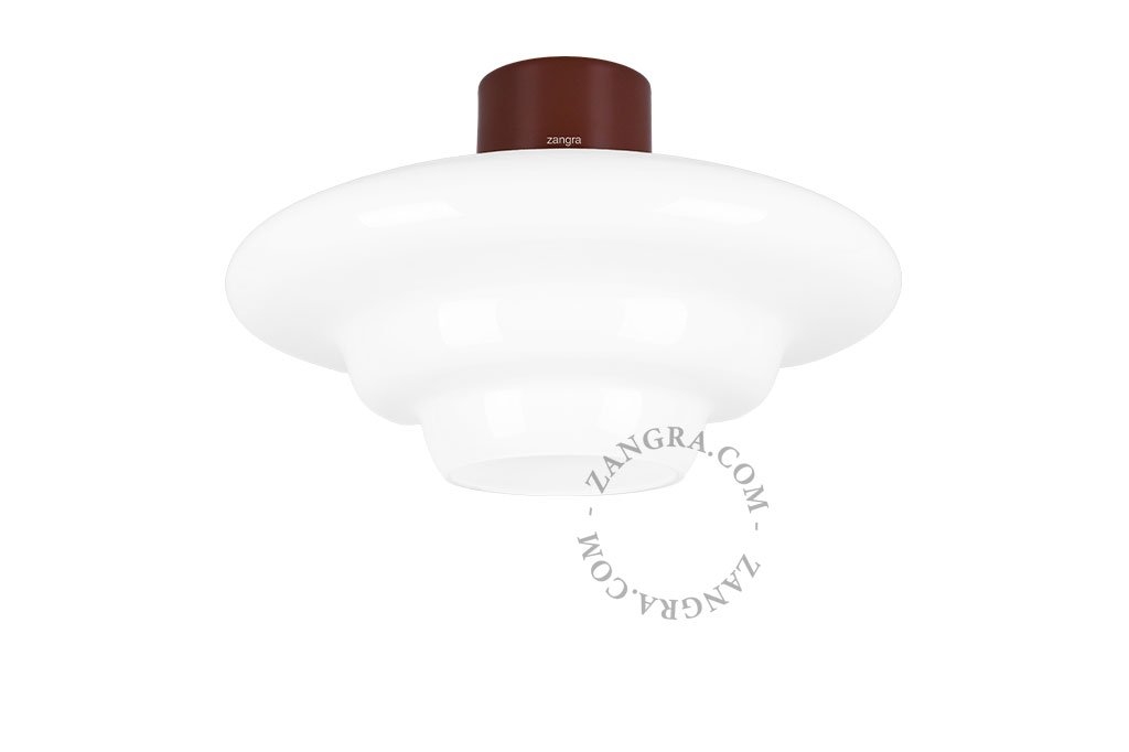 lámpara Art Deco marrón, Dores