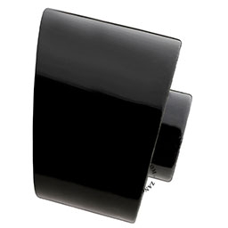 base de recambio para aplique de porcelana negra - Ø 8,5 cm