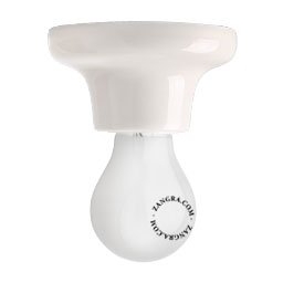 lampa porcelanowa w kolorze kości słoniowej