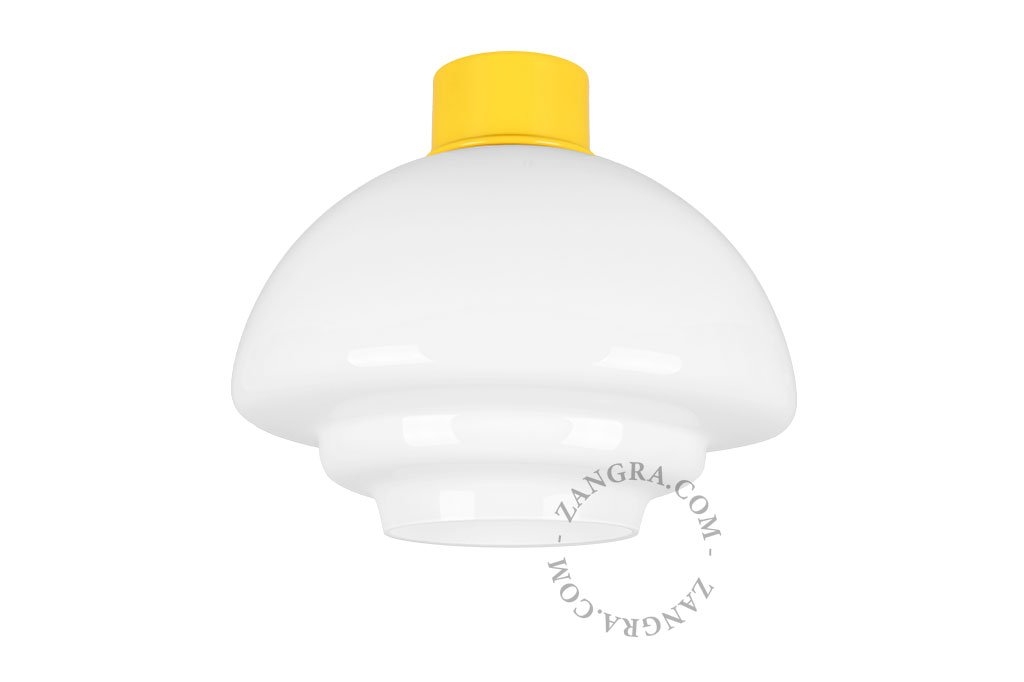yellow Art Deco lamp, Dores