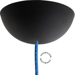 svart flexibel takkopp