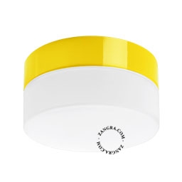 żółta porcelanowa lampa , Dana - Ø 18 cm - IP54