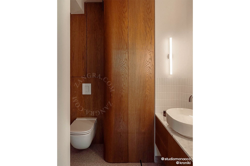 lampe S14d en porcelaine blanche - 50 cm
