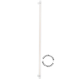 S14s stick pære 100cm - riflet glas