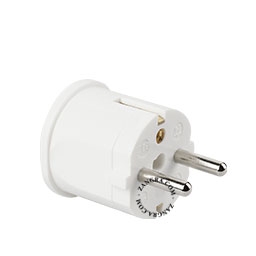 ficha macho CEE 7/7 em branco
