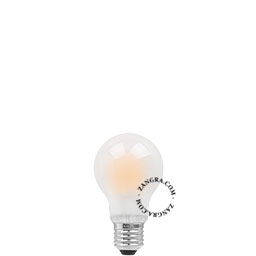ampoule LED à filament E27 dimmable - verre dépoli - 2700K - 6,5W
