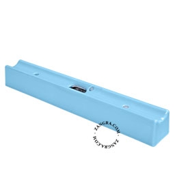 casquilho s14d em porcelana azul-claro - 30cm