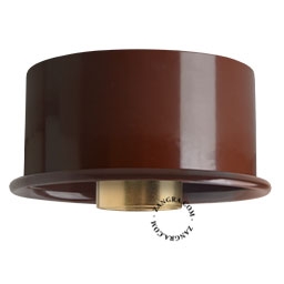 brown wall or ceiling light - Ø 10 cm