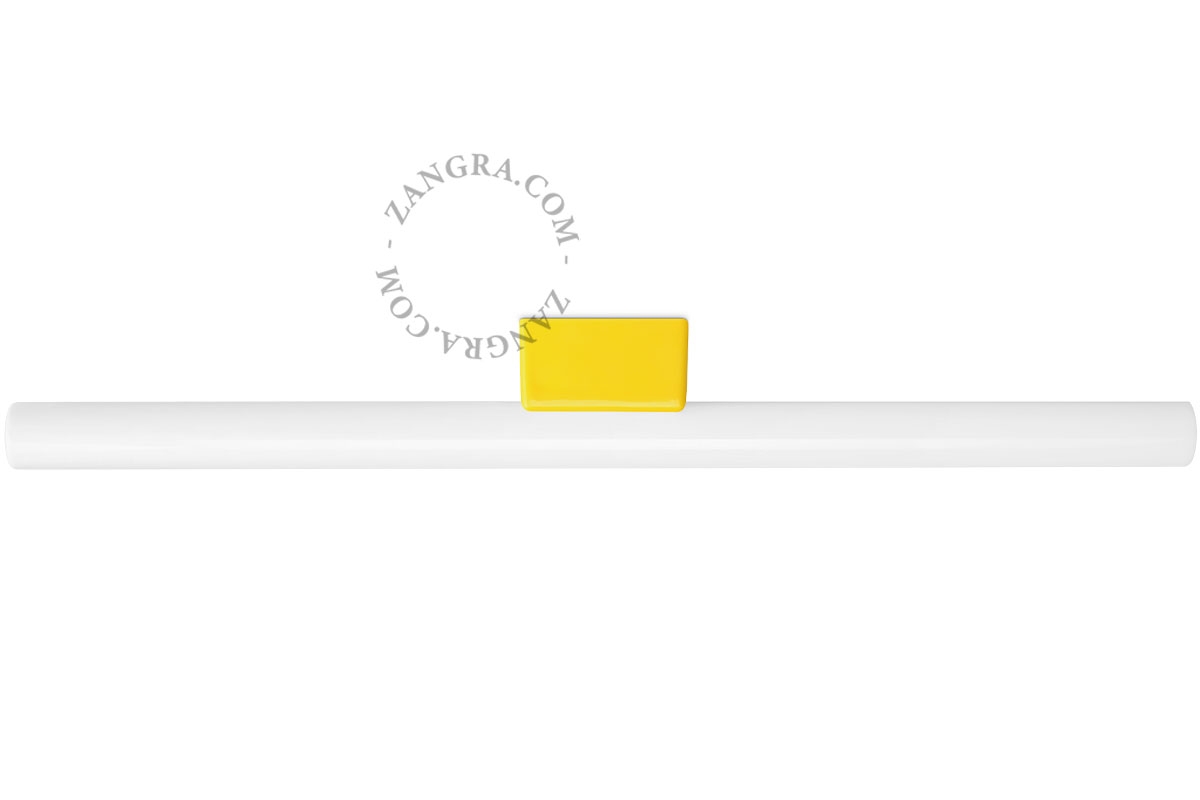gele porseleinen lamp - 50 cm