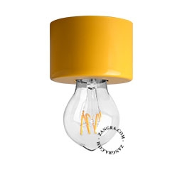 aplique o plafón amarillo - Ø 8,5 cm