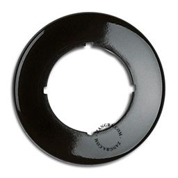 plaque de finition en bakélite noire pour prises RJ45, TV/FM et variateurs