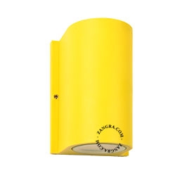 żółta lampa ścienna góra - dół Eline - IP44