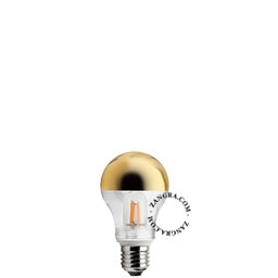 E27 dæmpbar glødetråd LED-pære - guld og klart glas - 2700K - 2,5W