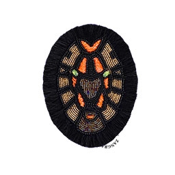 broche cabeza de león
