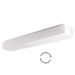 taklampa i blåst glas för badrum – 61cm - IP44