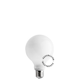 dæmpbar LED - opalt glas - 2700K - 4W - Ø 9,5 cm