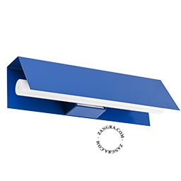 niebieska lampa ścienna Bram