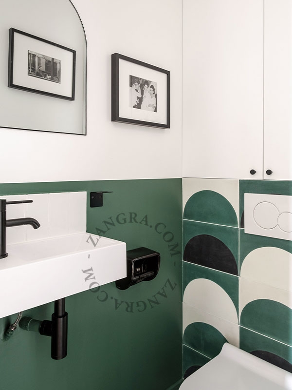 black porcelain toilet paper holder