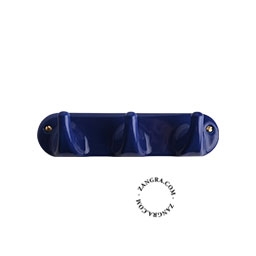 kledinghaak in porselein - blauw 3