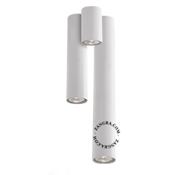 spot blanc apparent LED Ø  5,5 cm