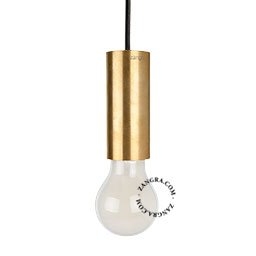 lampada a sospensione in ottone