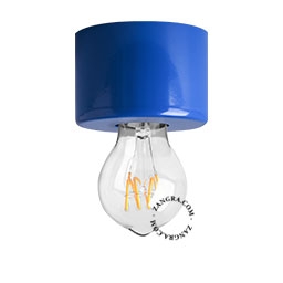 aplique o plafón azul - Ø 8,5 cm