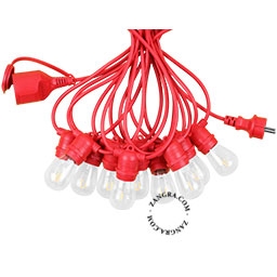 ghirlanda di luce rossa - IP44