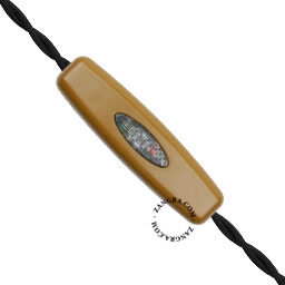 Schalter mit Dimmer - goldfarben