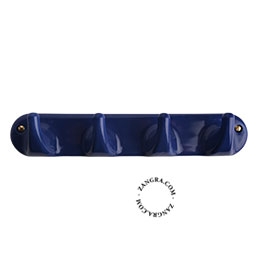 kledinghaak in porselein - blauw 4
