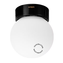 svart porslin lampa, Dani - IP54