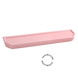 mensola da bagno Beau in porcellana rosa